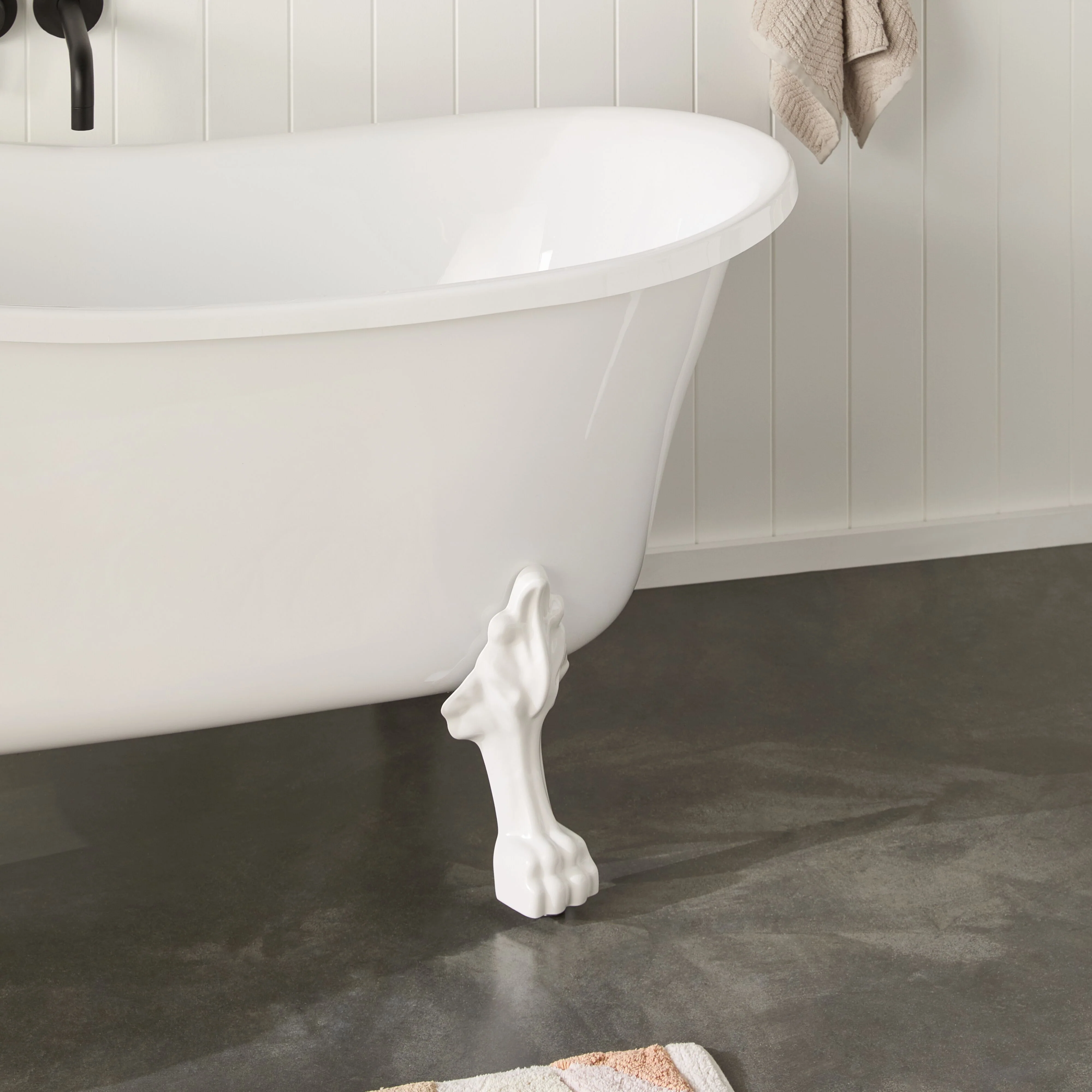 Alto White Bath 1700mm with White Feet Package - Image 5