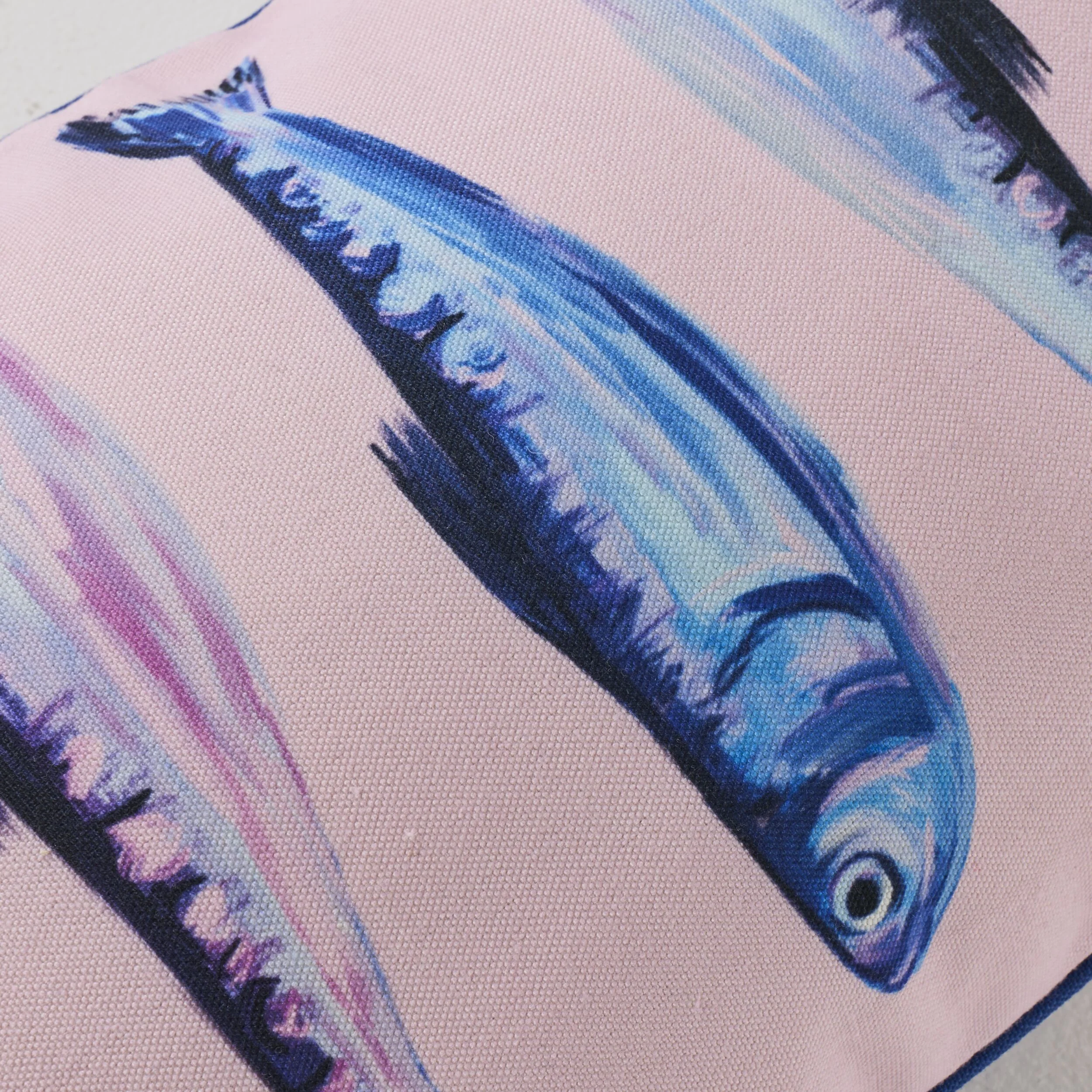 Aruba Wavy Sardine Outdoor Cushion 35x55cm - Image 2