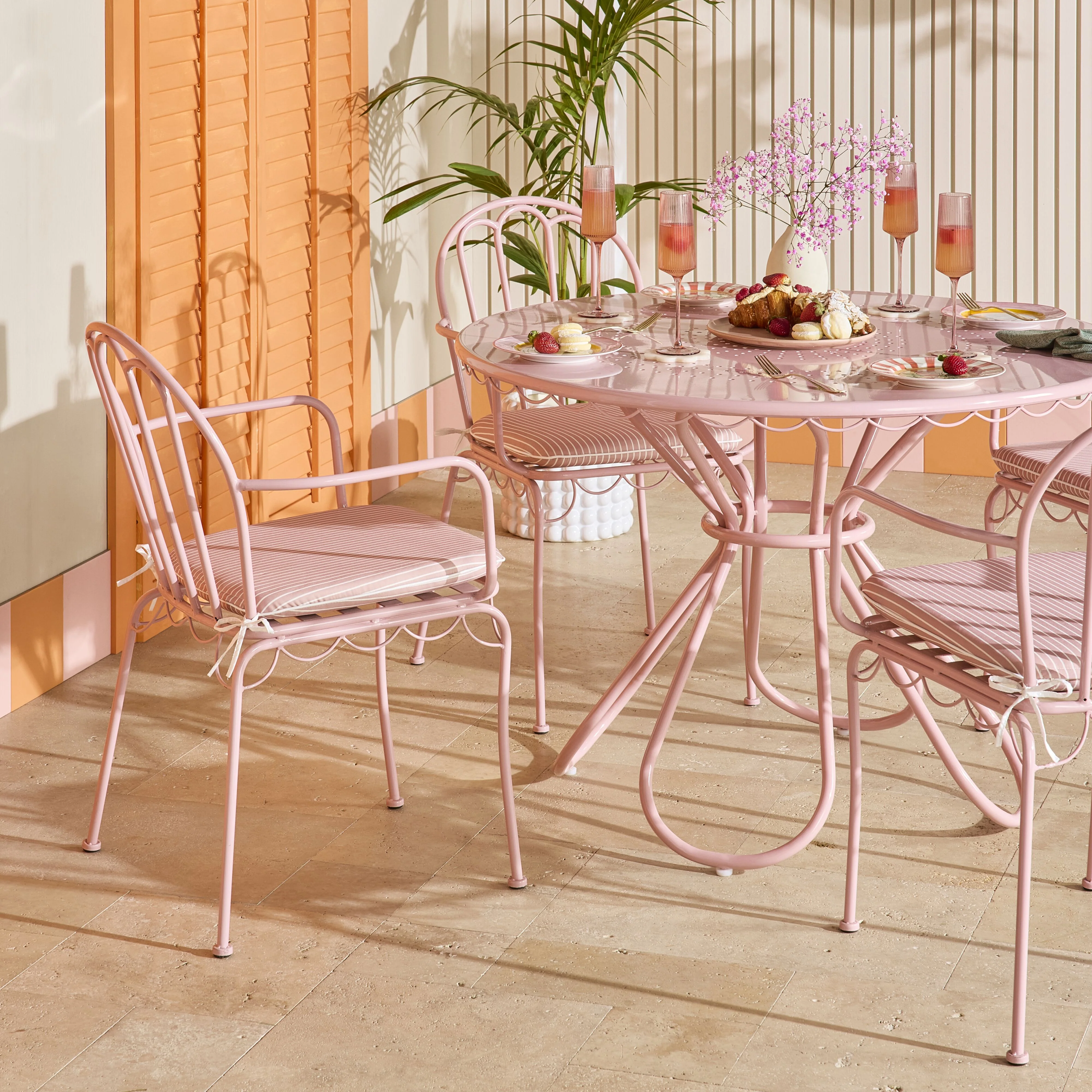 Bonnie Dining Chair Rose Pink - Image 11