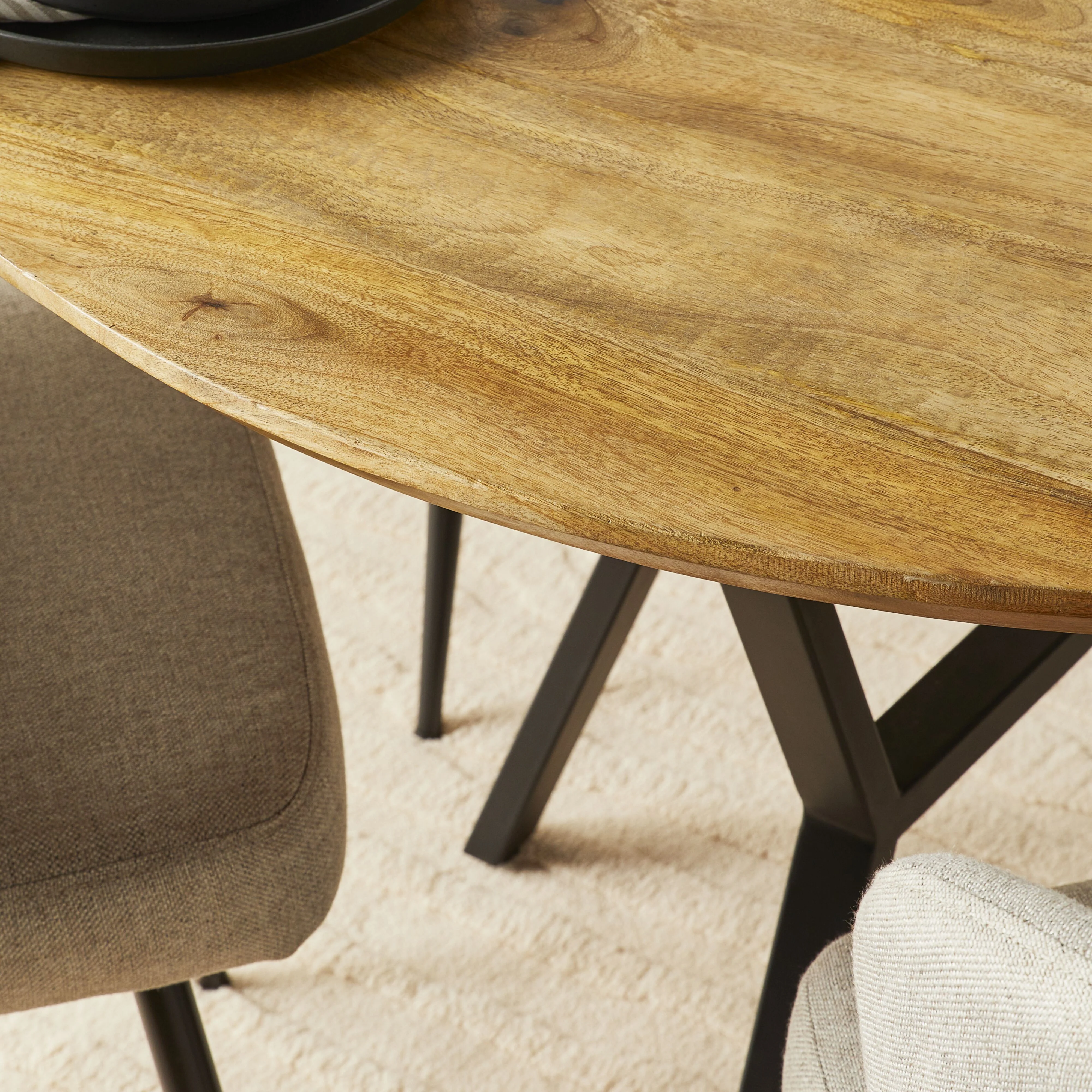 Brompton Round Dining Table 120cm - Image 9