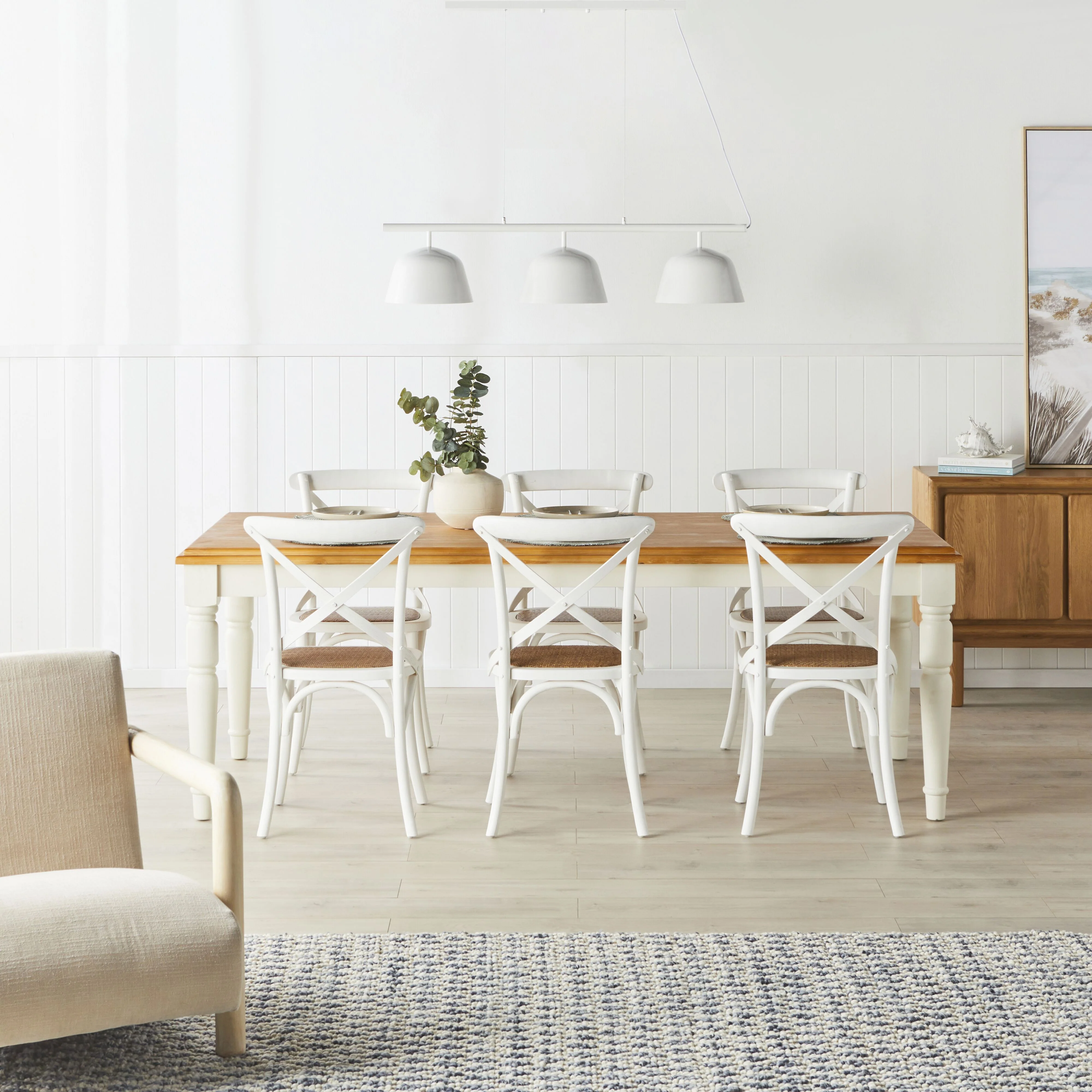 Clover Timber Dining Table 220cm - Image 4