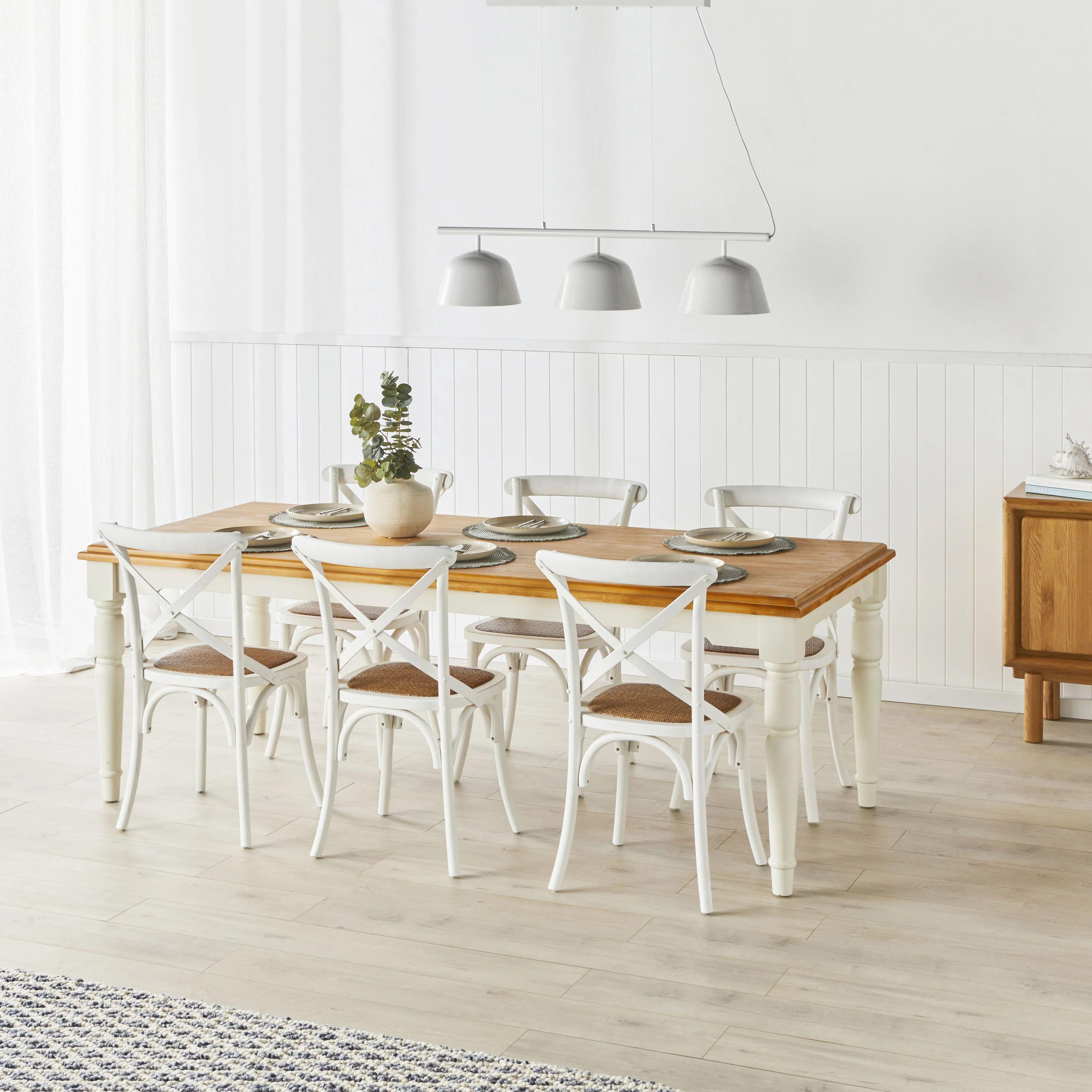 Clover Timber Dining Table 220cm - Image 5