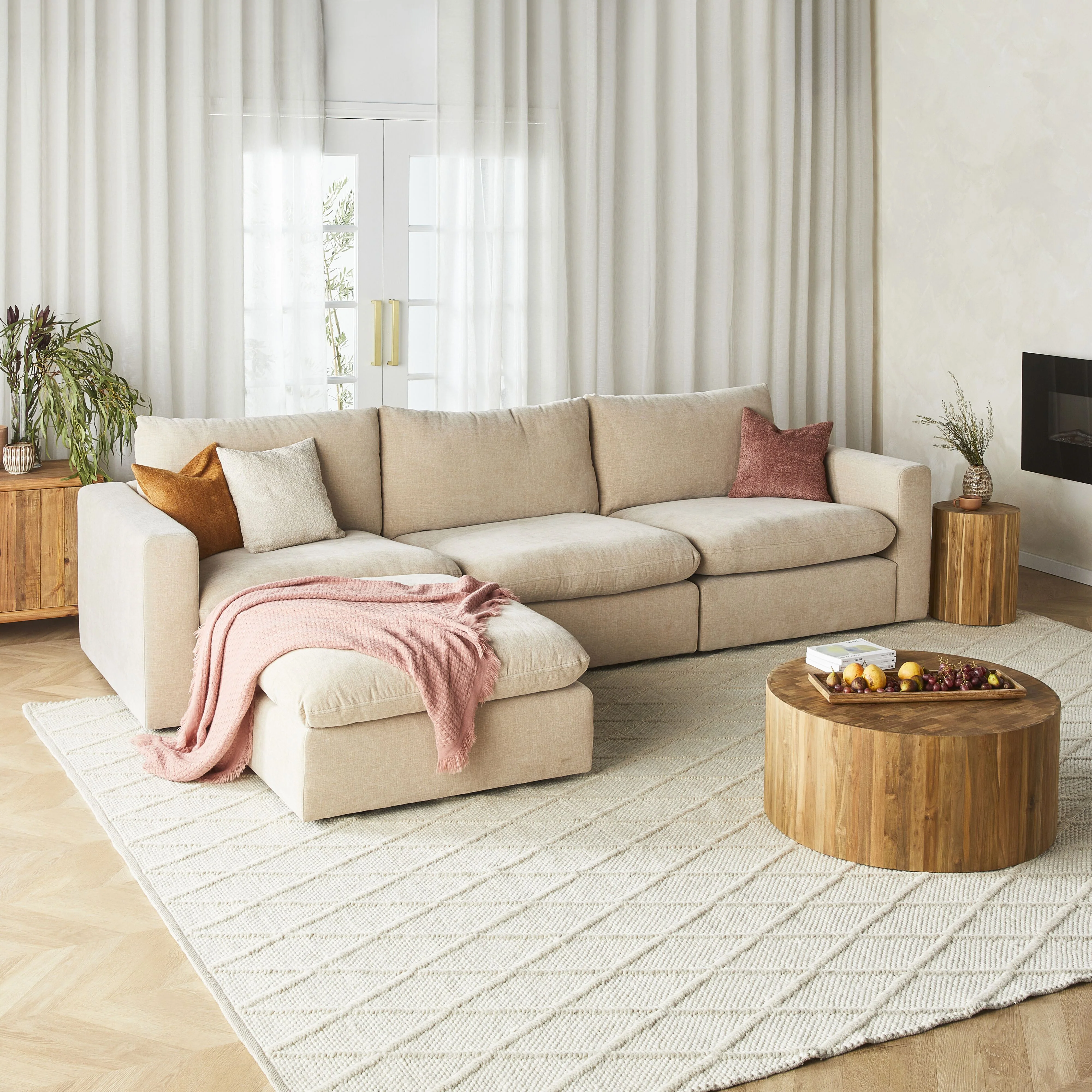 Darcie 2 Seater Sofa Serenity Tortilla - Image 9