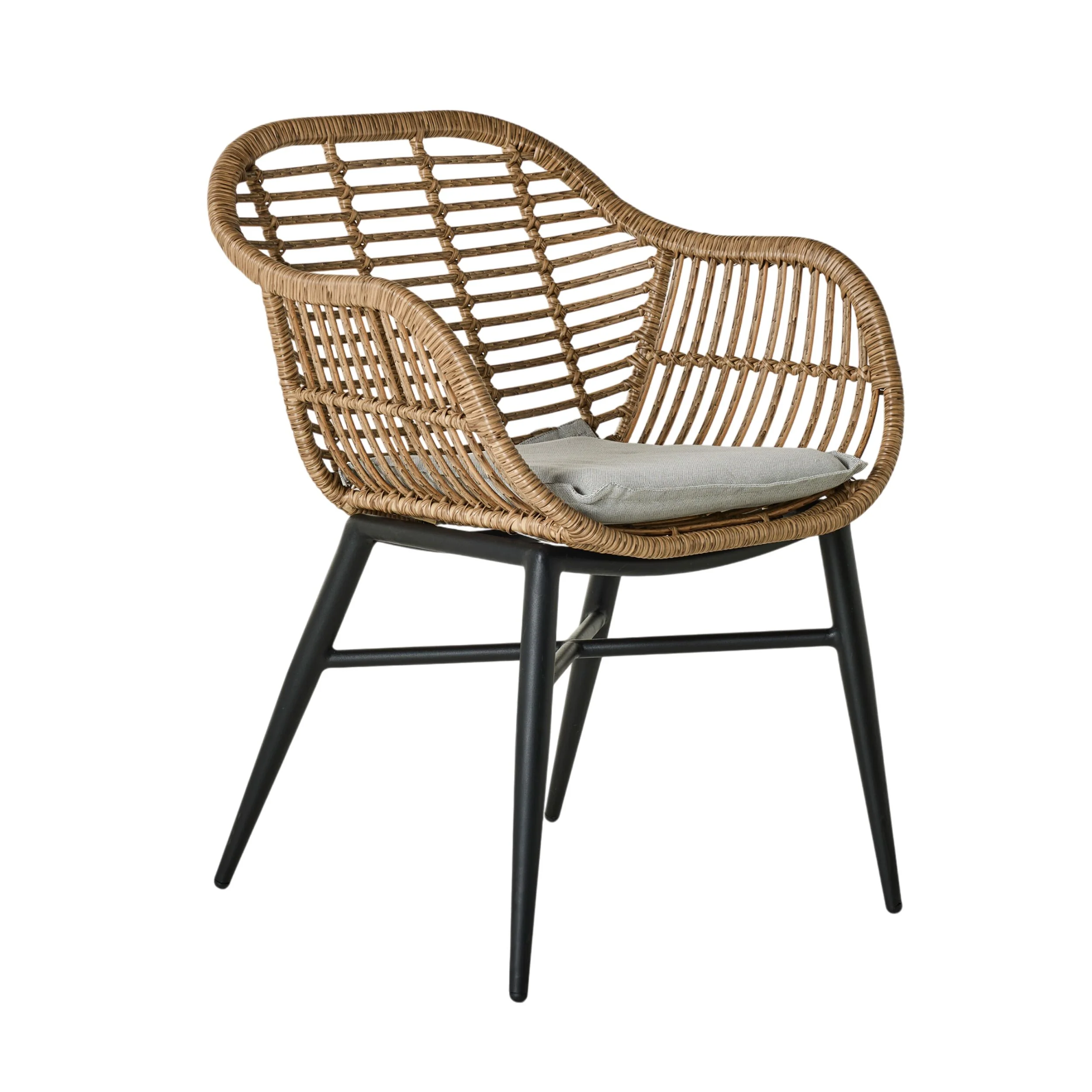 Deck Wicker Dining Chair Natural - Image 2