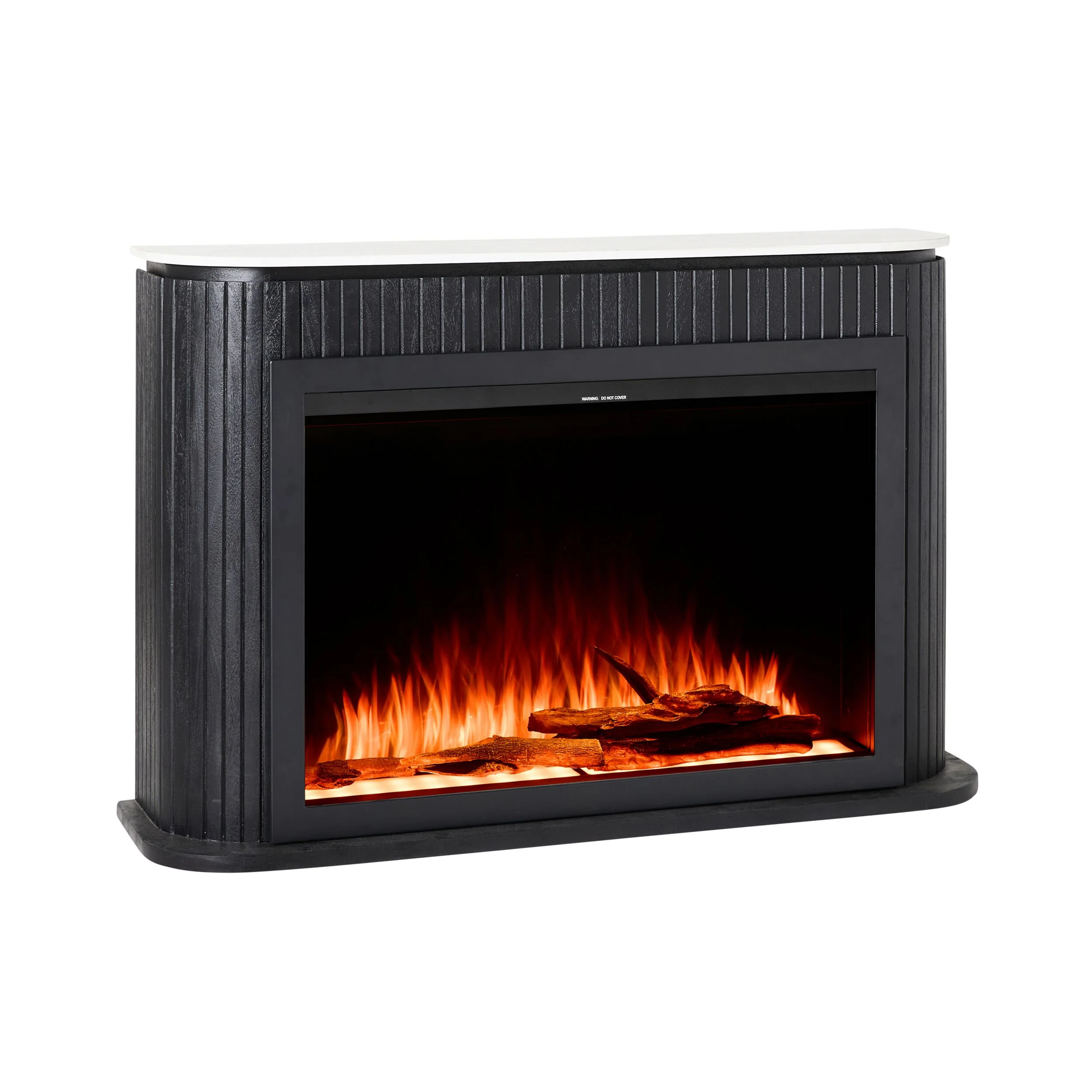 Deva Fireplace Black with Insert Package - Image 2