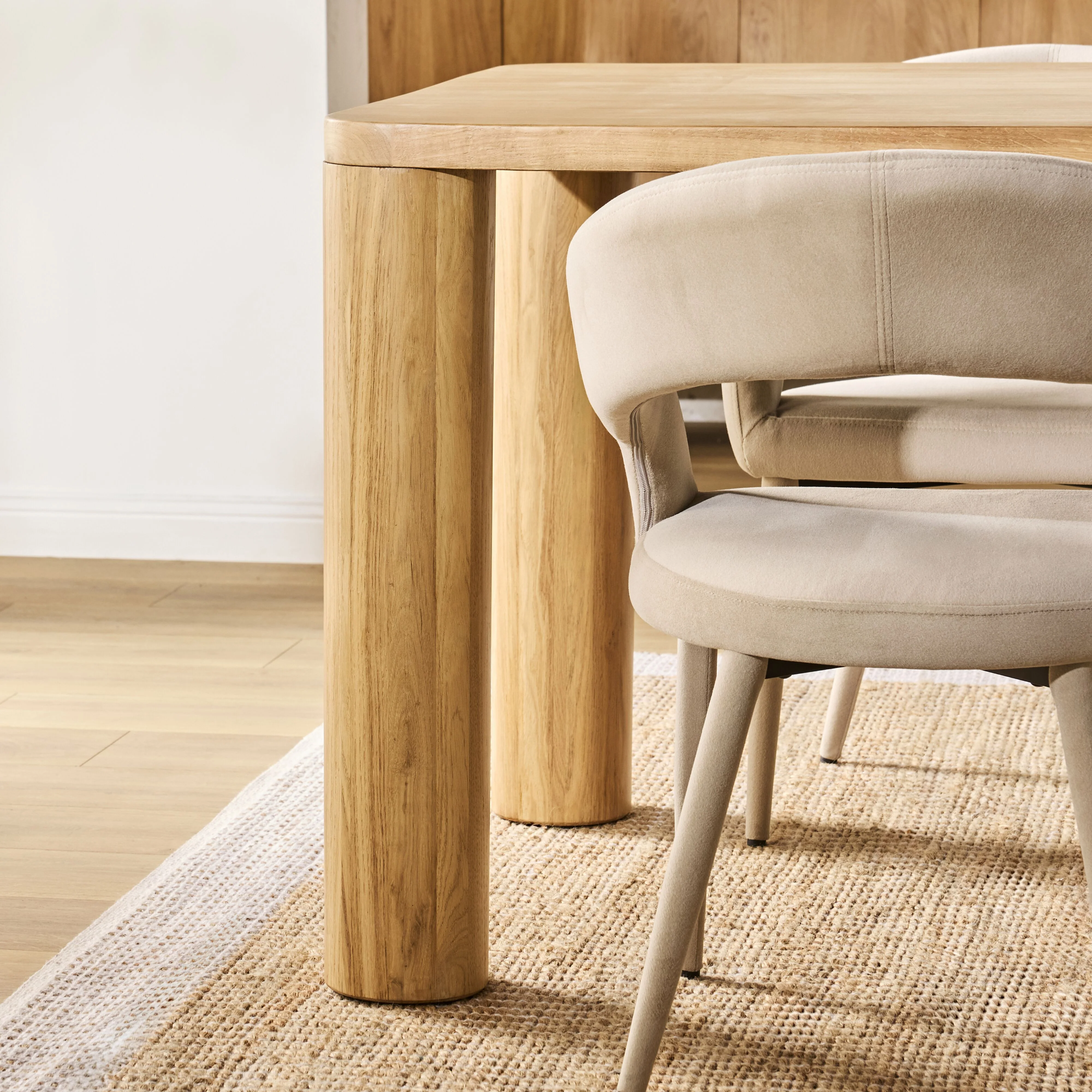Harvey Oak Dining Table 250cm - Image 8