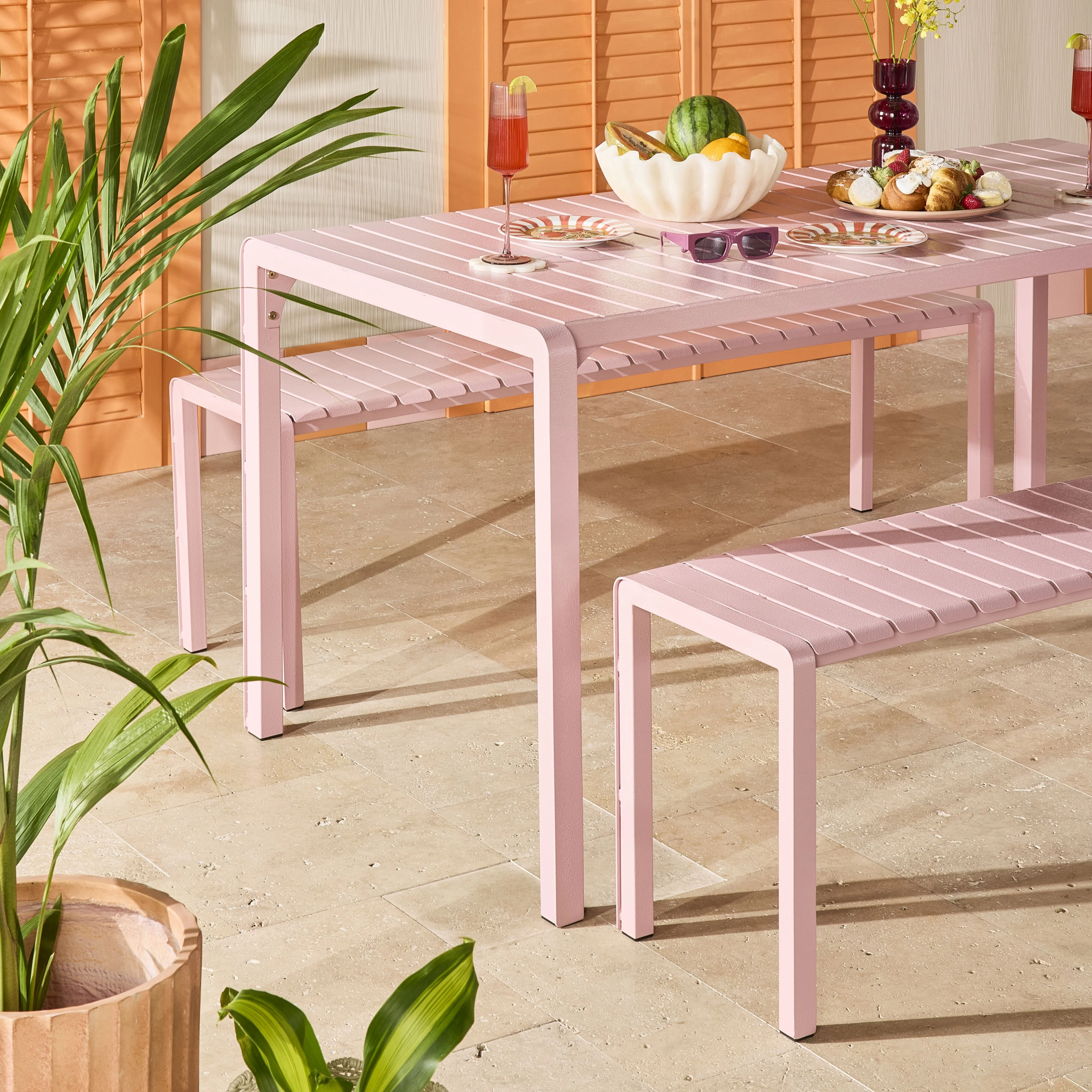 Kace Dining Table 165cm Rose Pink - Image 8