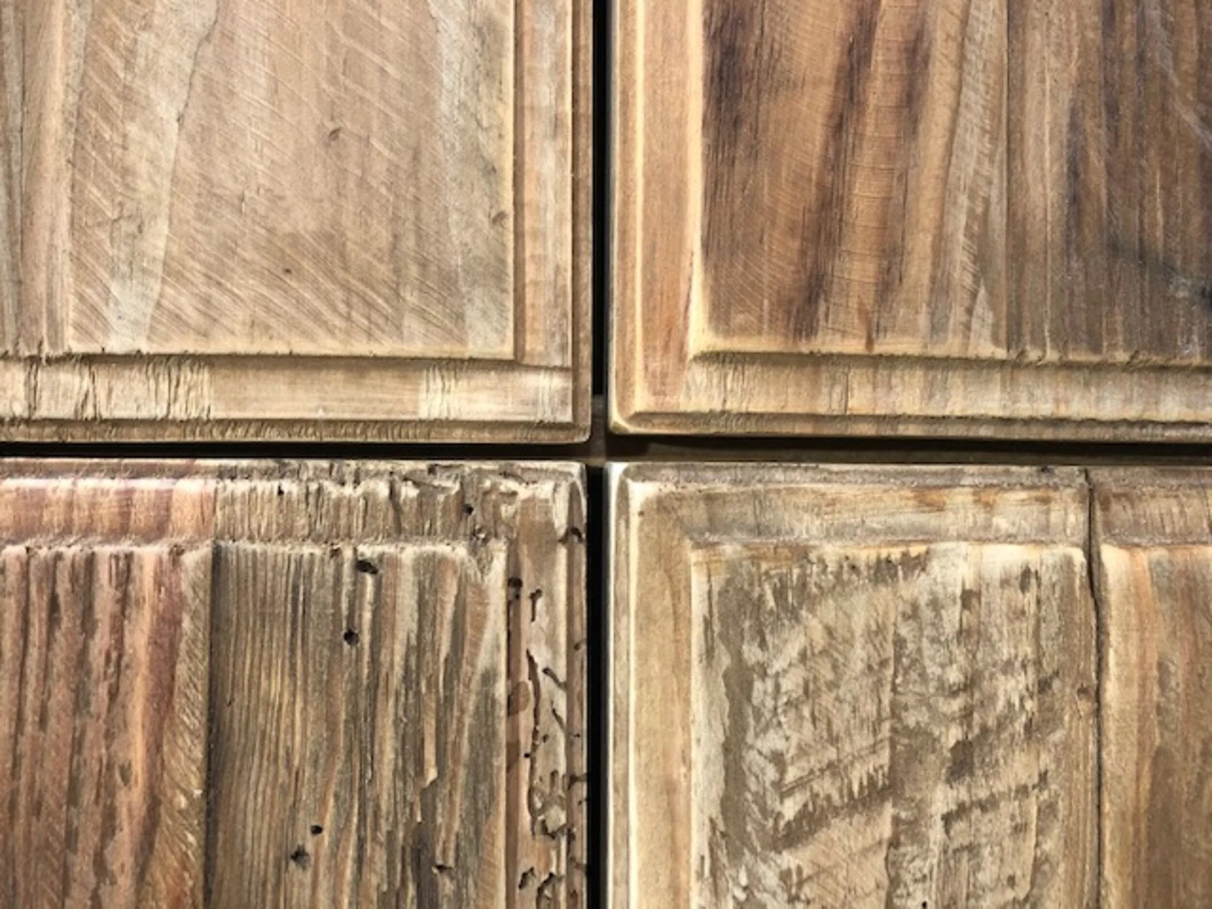 Kalise Reclaimed Timber Bedside Table - Image 6