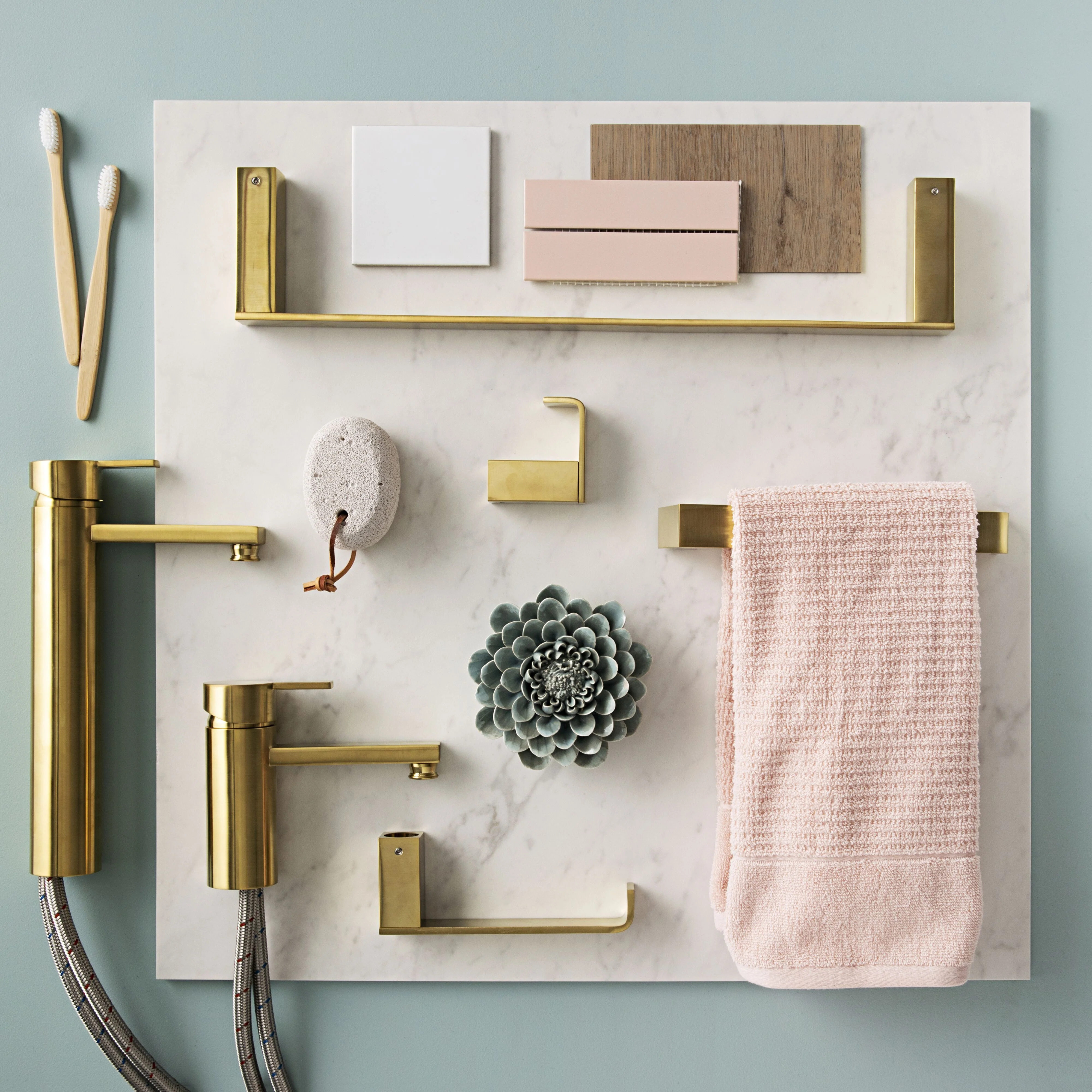 Kason Basin Mixer Brushed Brass - Image 8