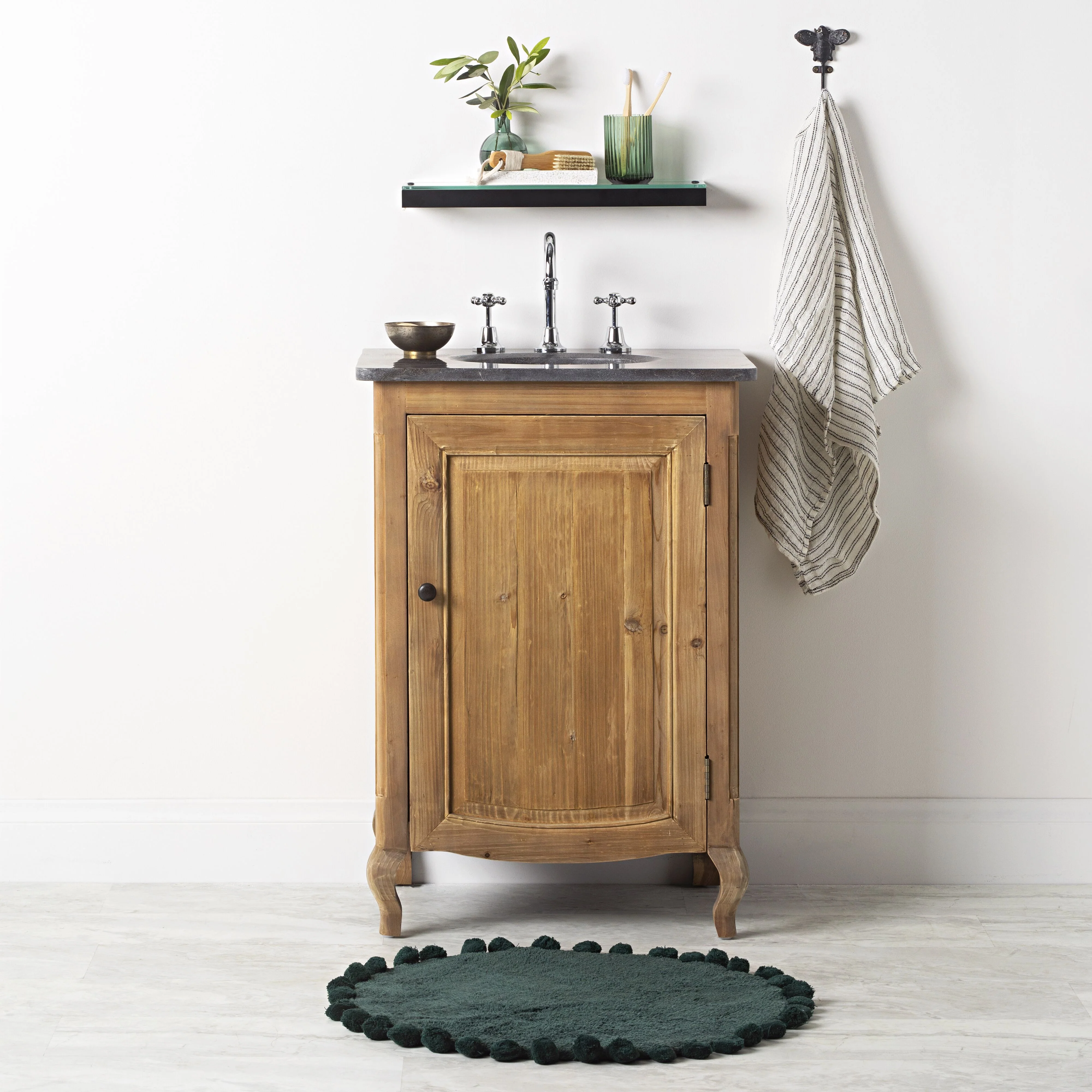 Kason Glass Shelf Matte Black - Image 6