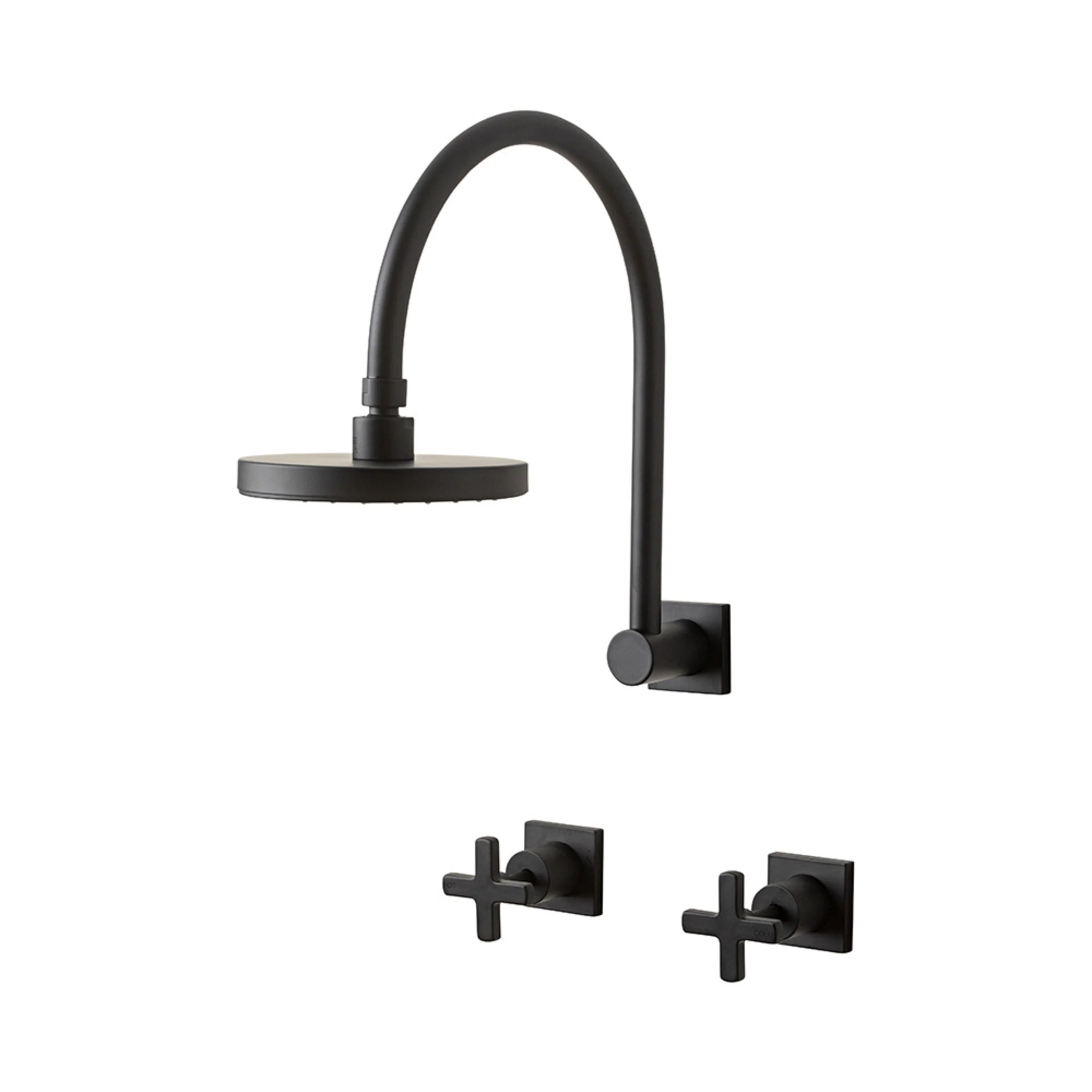 Kason Shower Set Matte Black