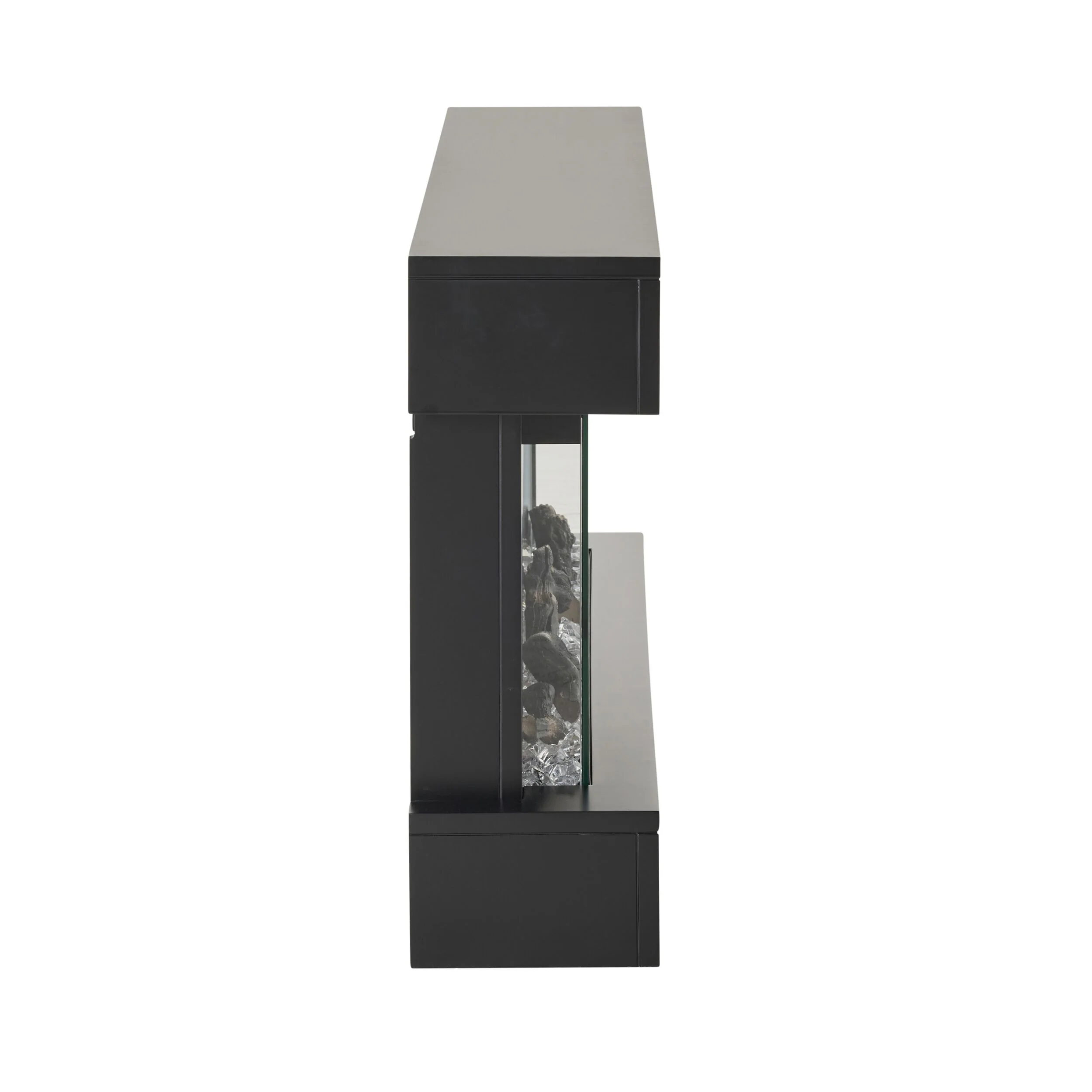 Kensington Fireplace Black 110x18x52cm - Image 4