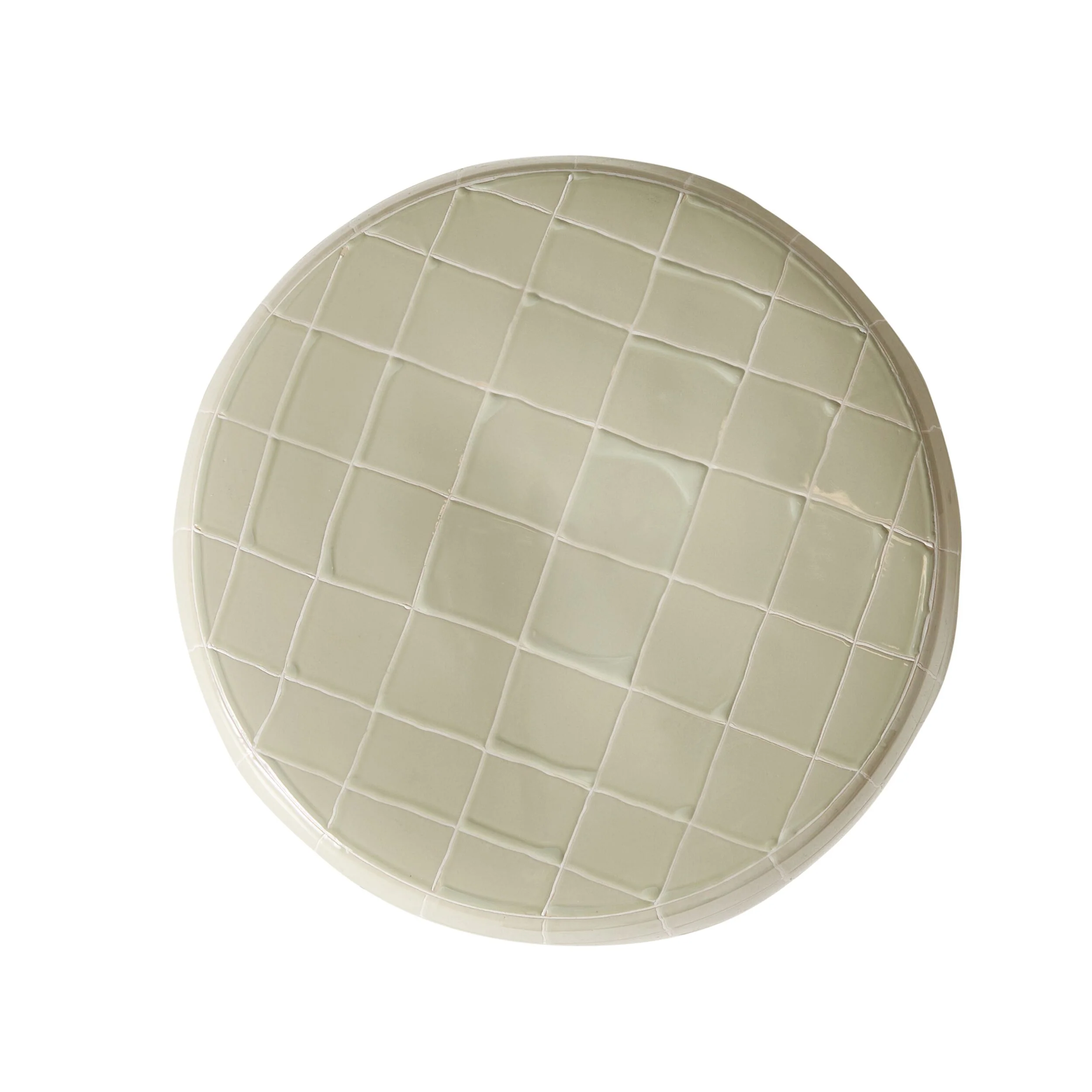 Kenzo Grid Coffee Table Taupe/White - Image 3