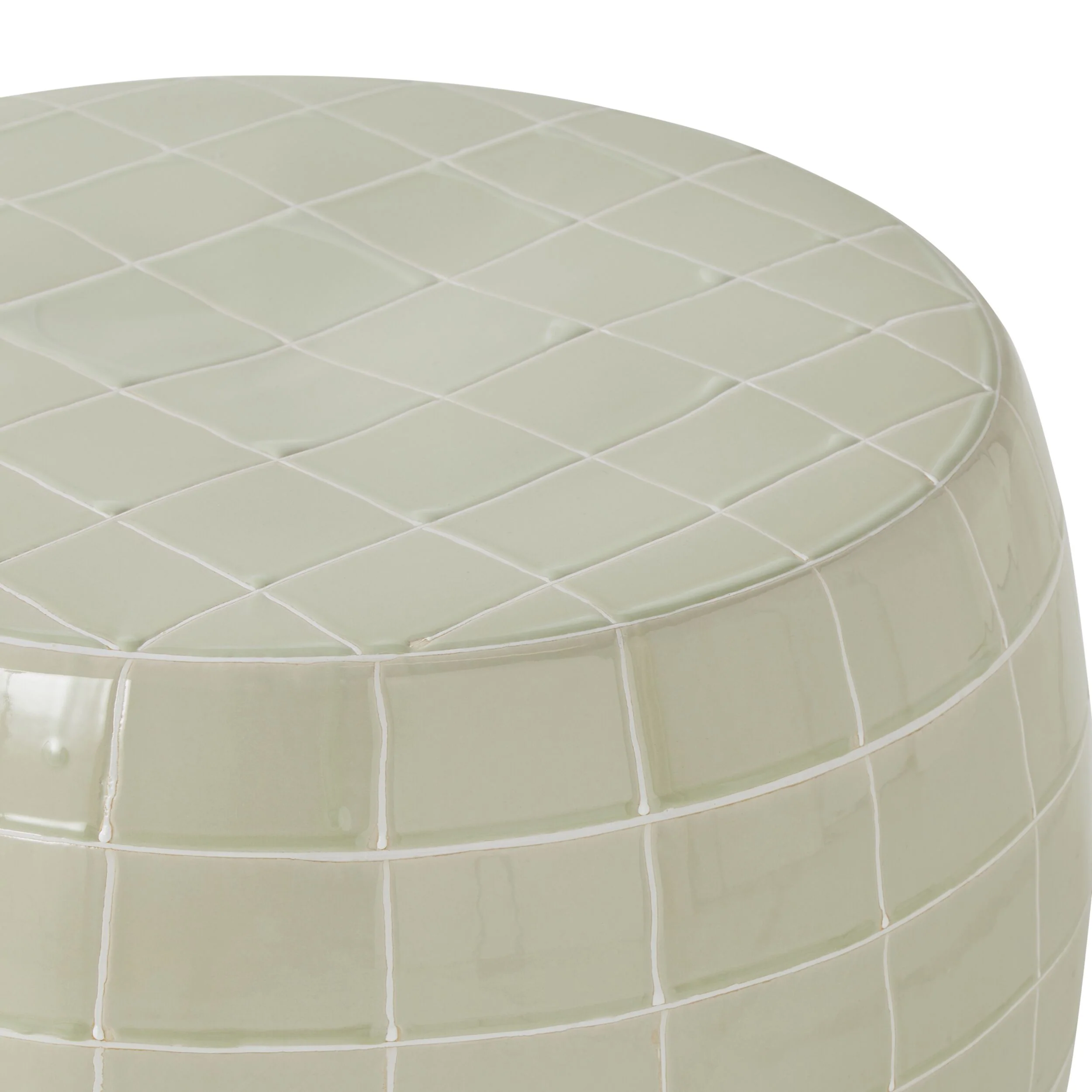 Kenzo Grid Coffee Table Taupe/White - Image 4