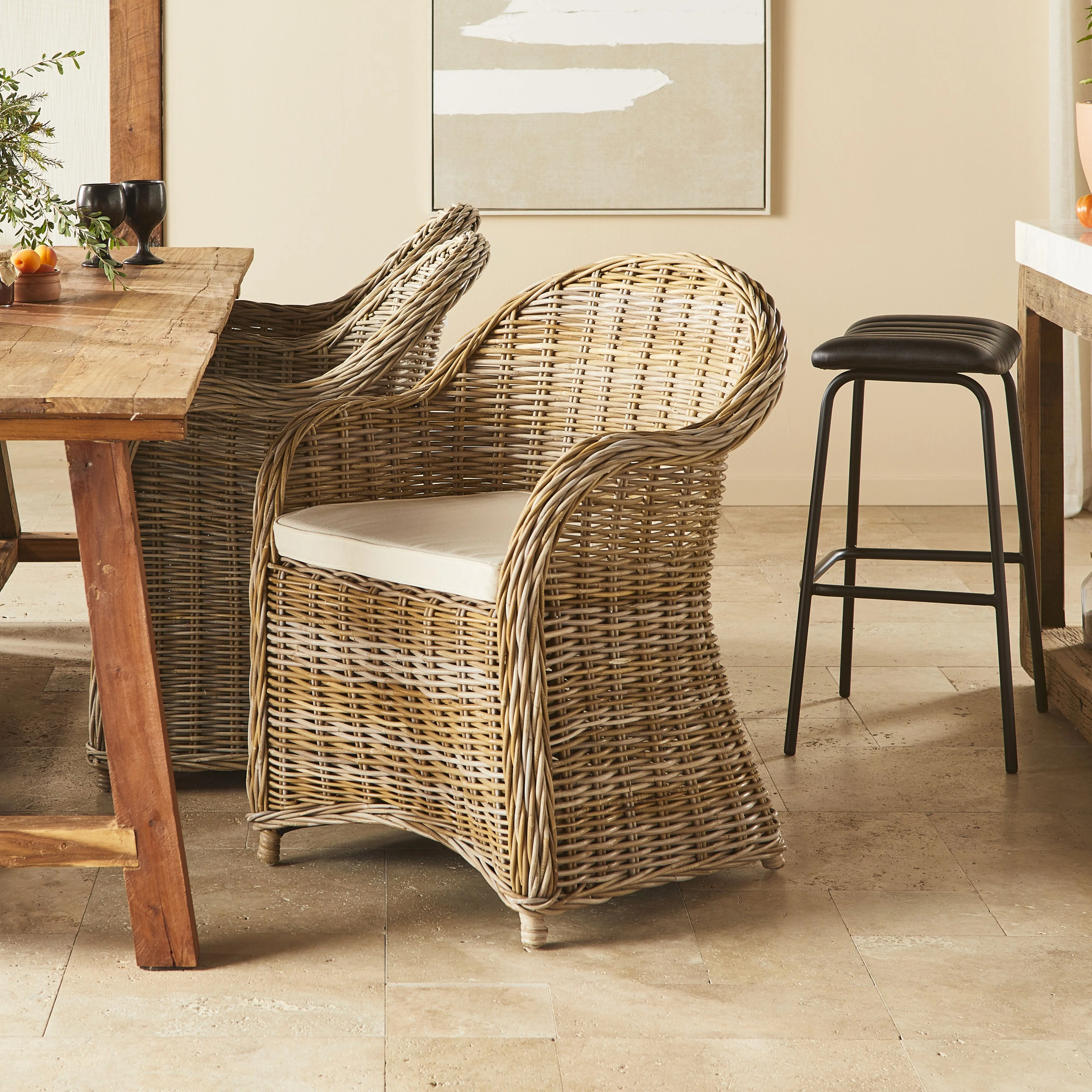 Martinique Rattan Armchair - Image 6