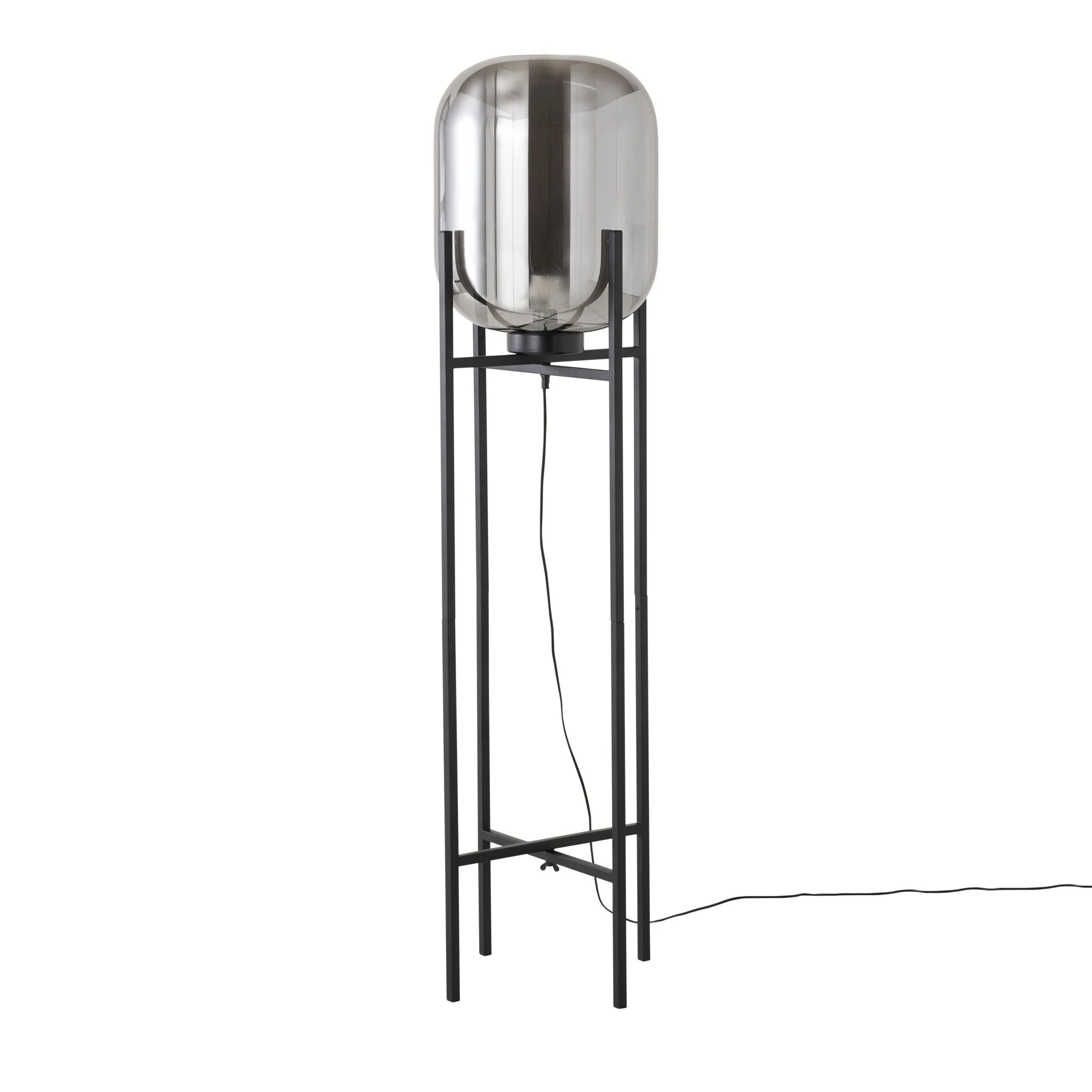 Miller Glass Floor Lamp 143cm