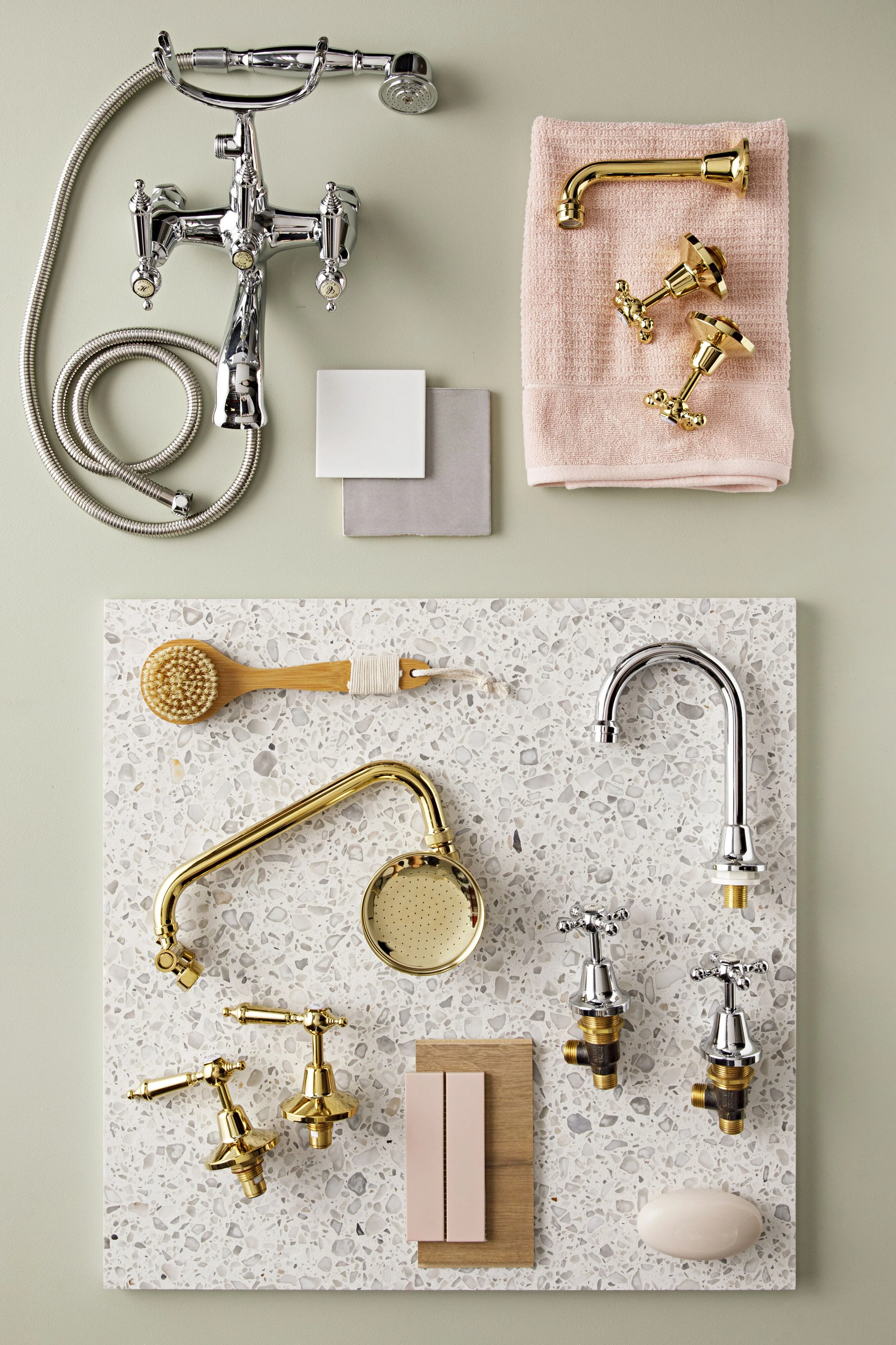 Oxford Lever Shower Set PVD - Image 3