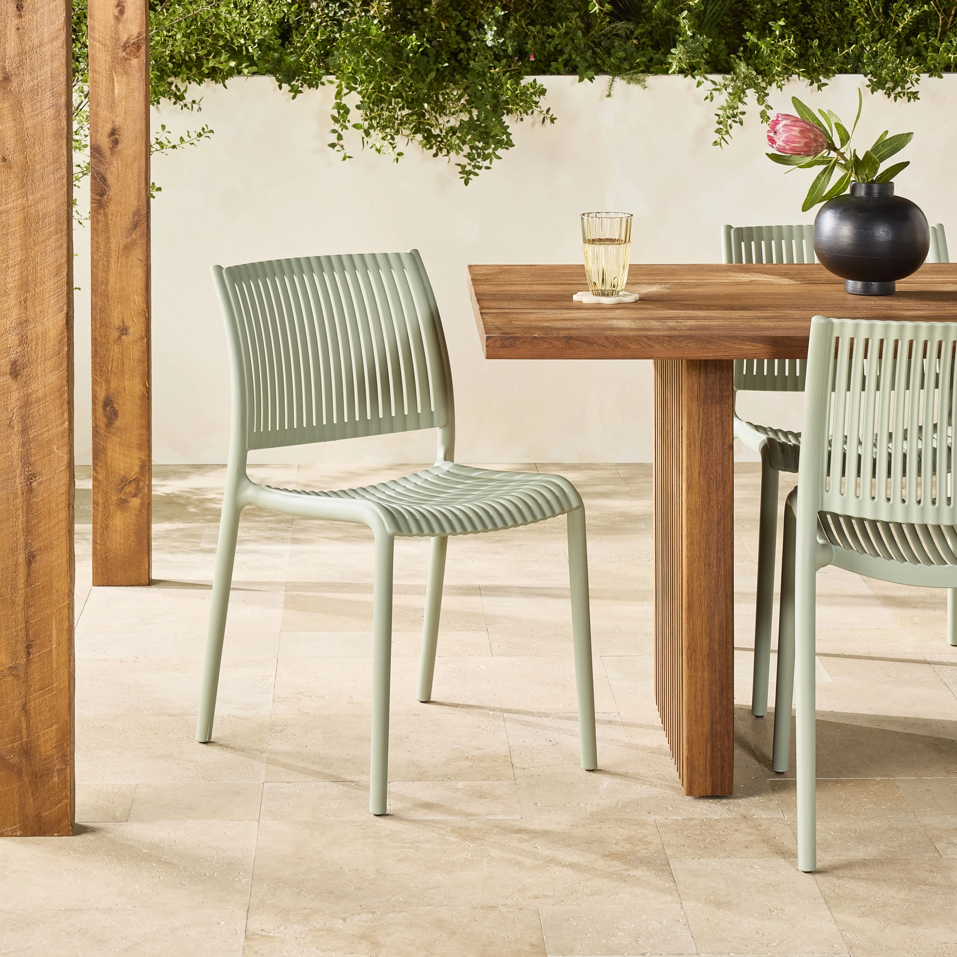Ripples Dining Chair Green - Image 6