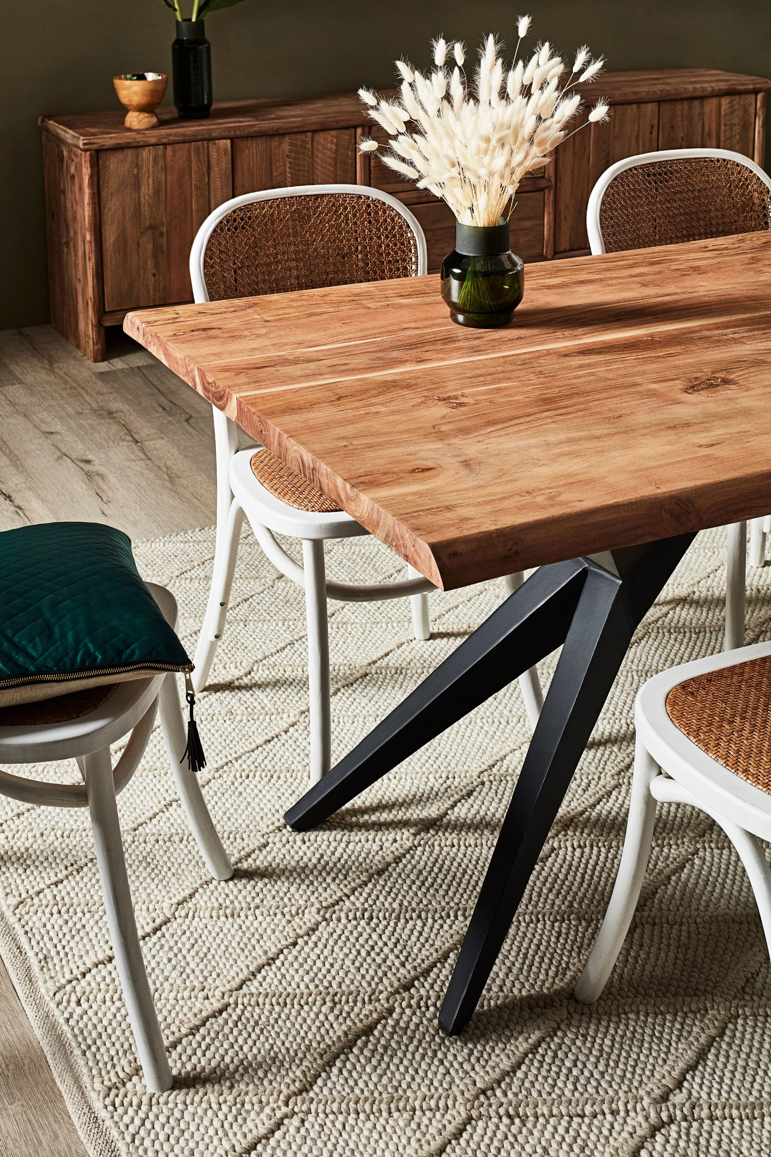 River Live Edge Timber Dining Table 200cm - Image 6