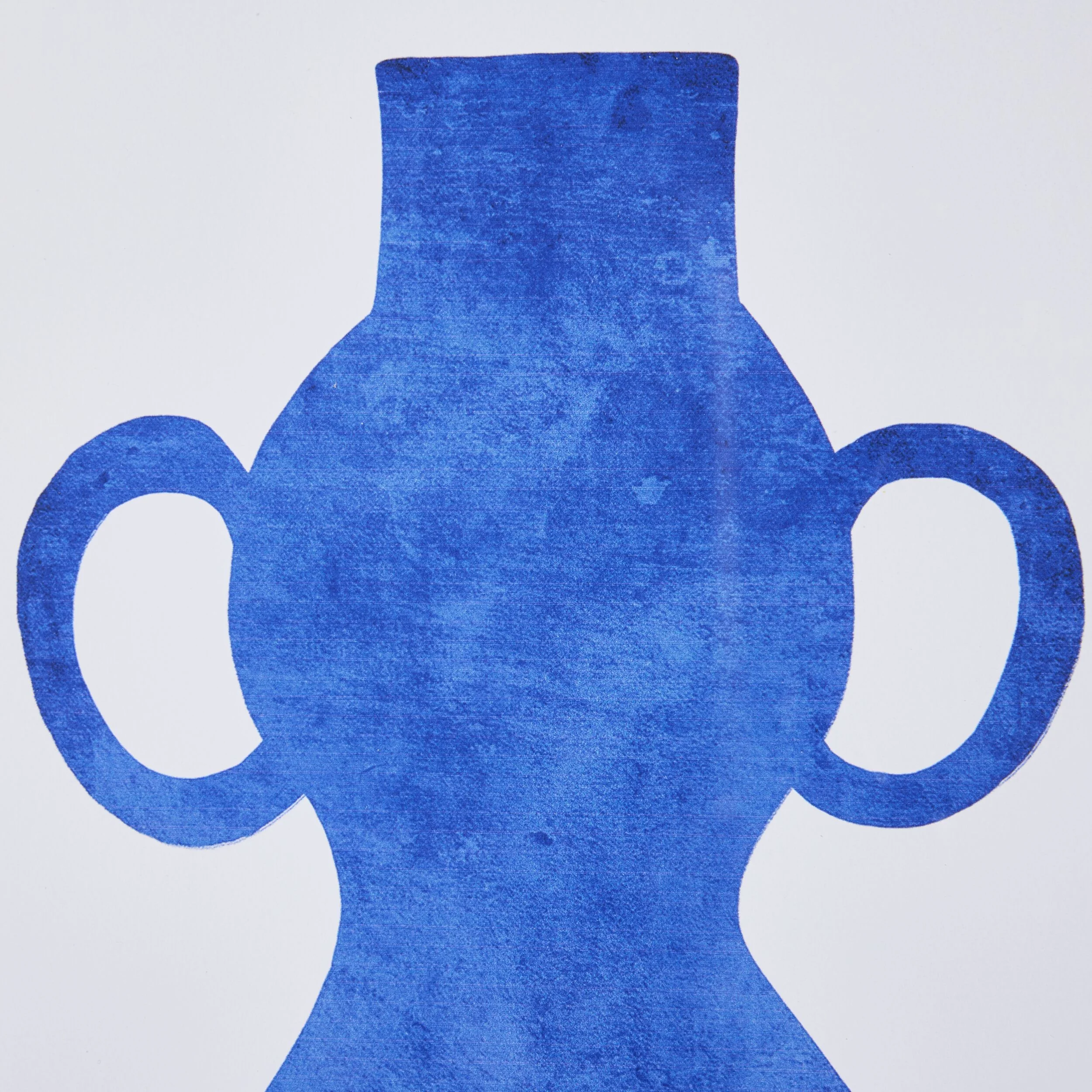 Vase in Blue Framed Print 30x40cm - Image 2