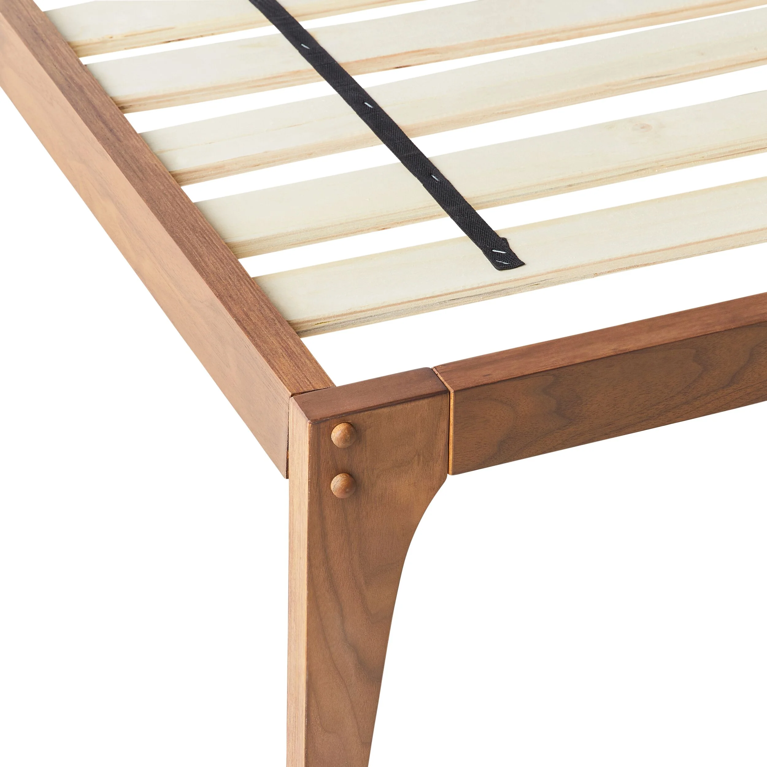 Vincent King Bed Base Walnut - Image 5